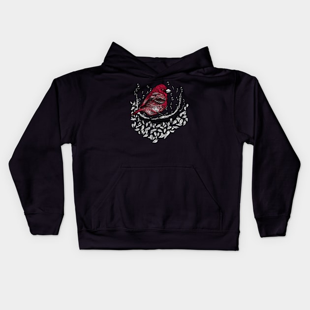 Bubbly Free Bird Kids Hoodie by pigboom